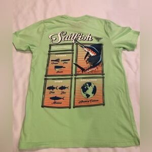 Columbia PFG Mint Green graphic tee, Men’s size small, GUC